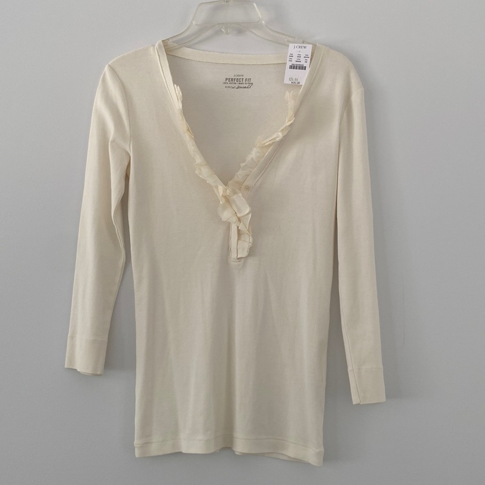 Women's J.Crew Cream Color Sweater/Top